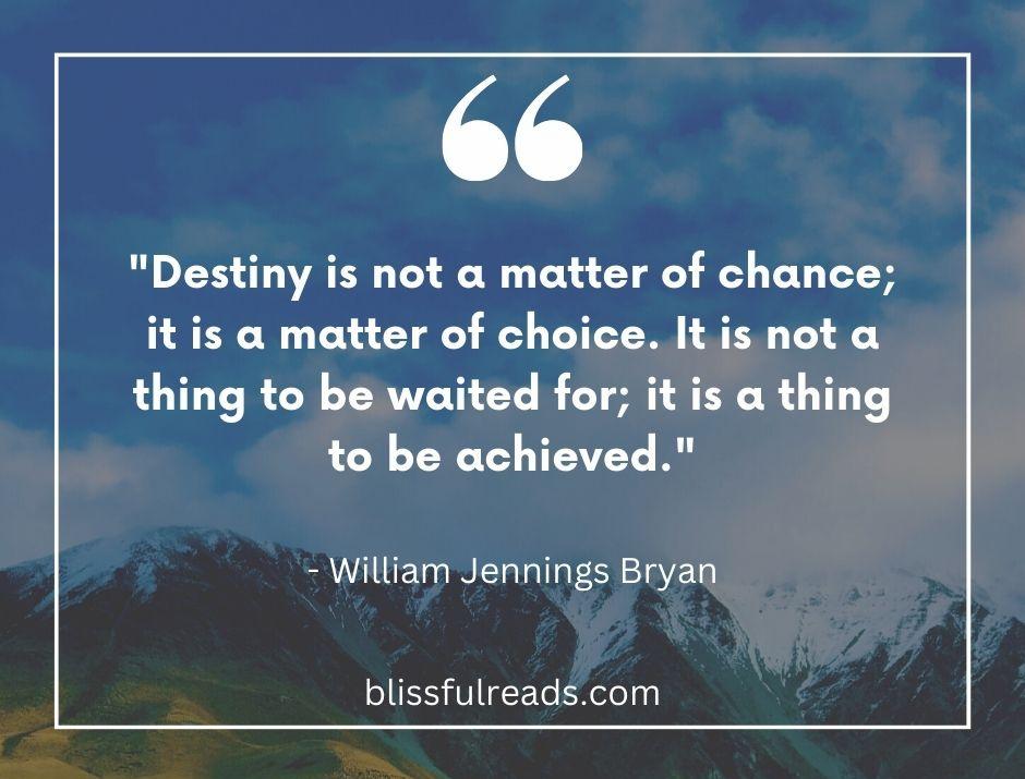 Read more about the article Inspiring Destiny Quotes to Illuminate Your Path