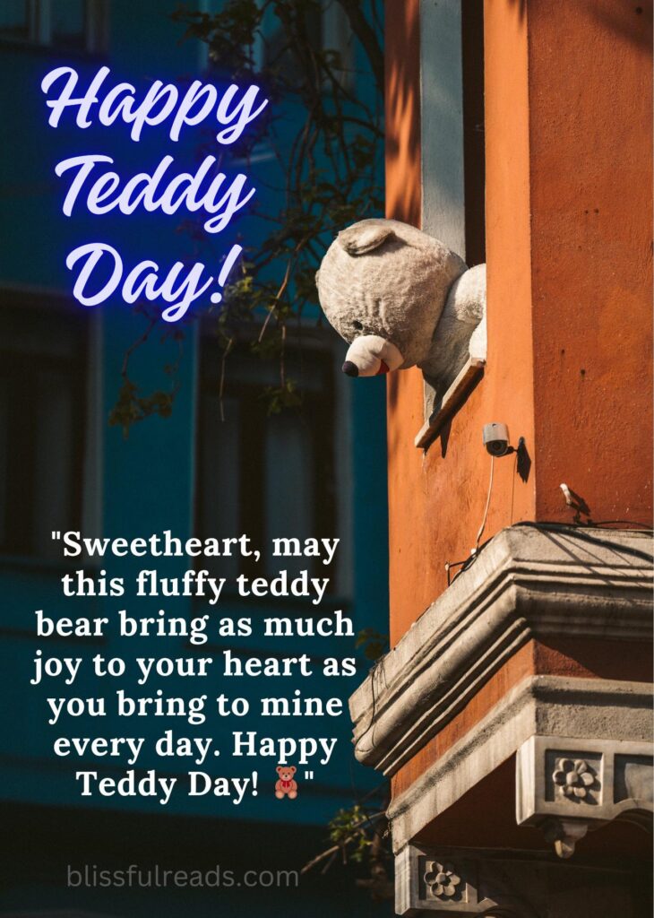 teddy day wishes image