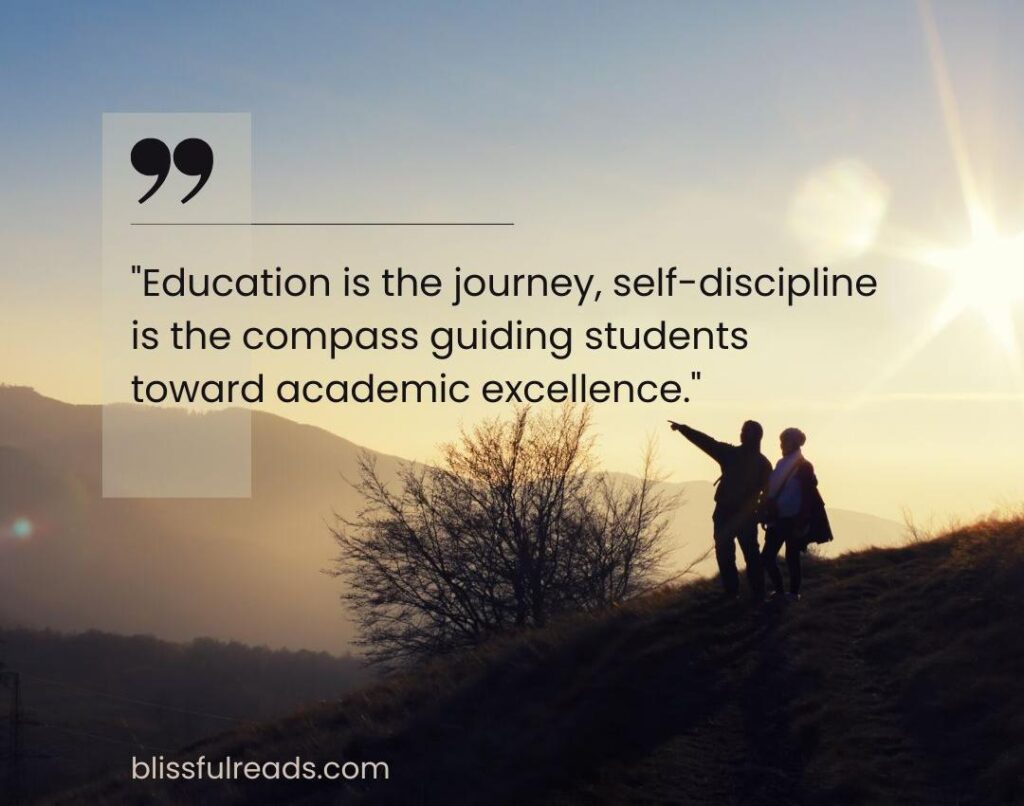 self discipline quotes for students