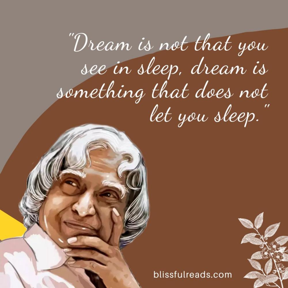 dream quote by APJ Abdul Kalam
