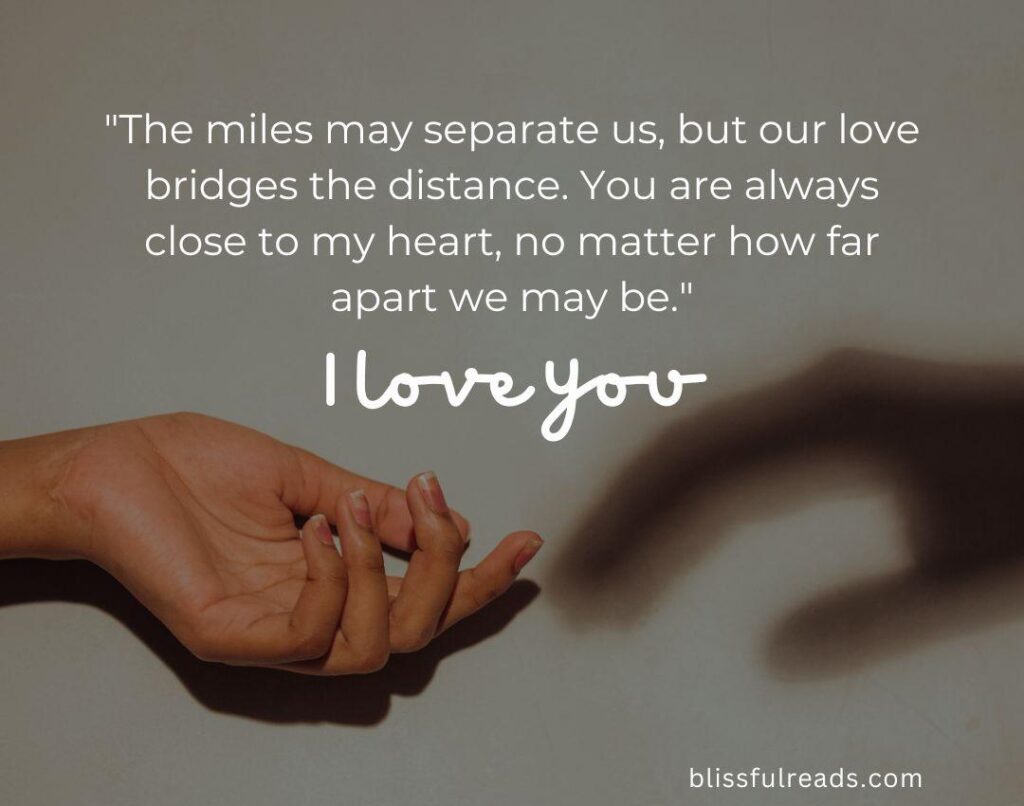 love quotes for long distance relationship
