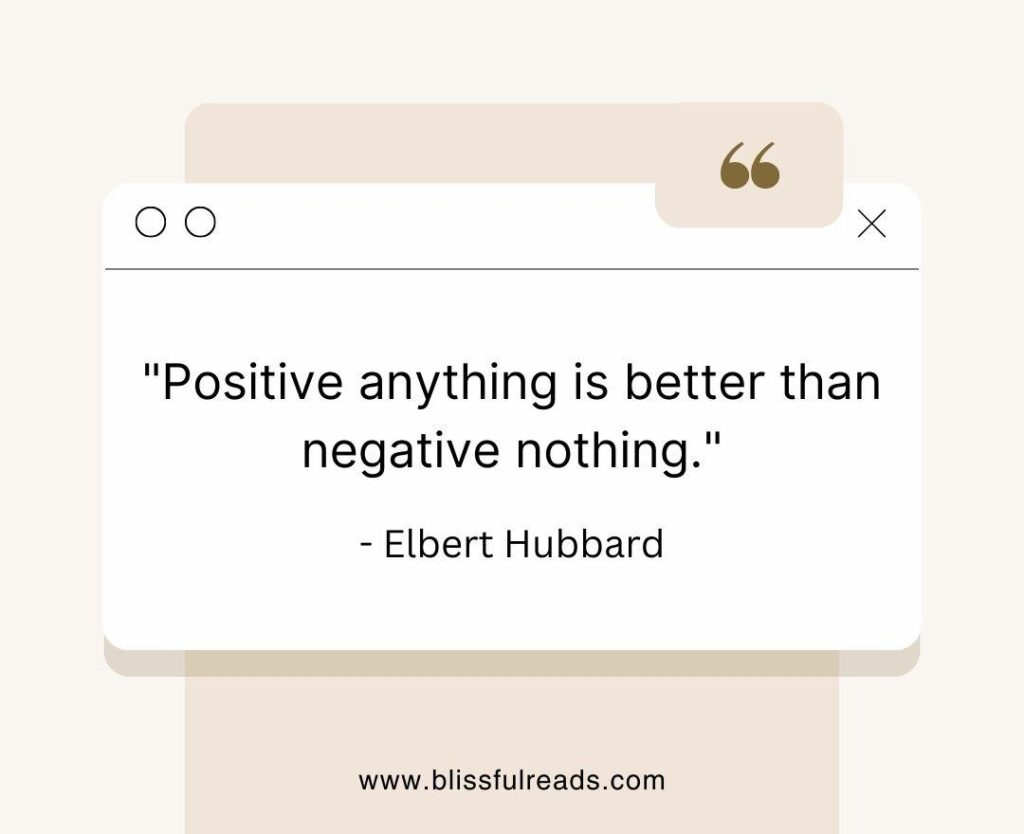 Positivity is better