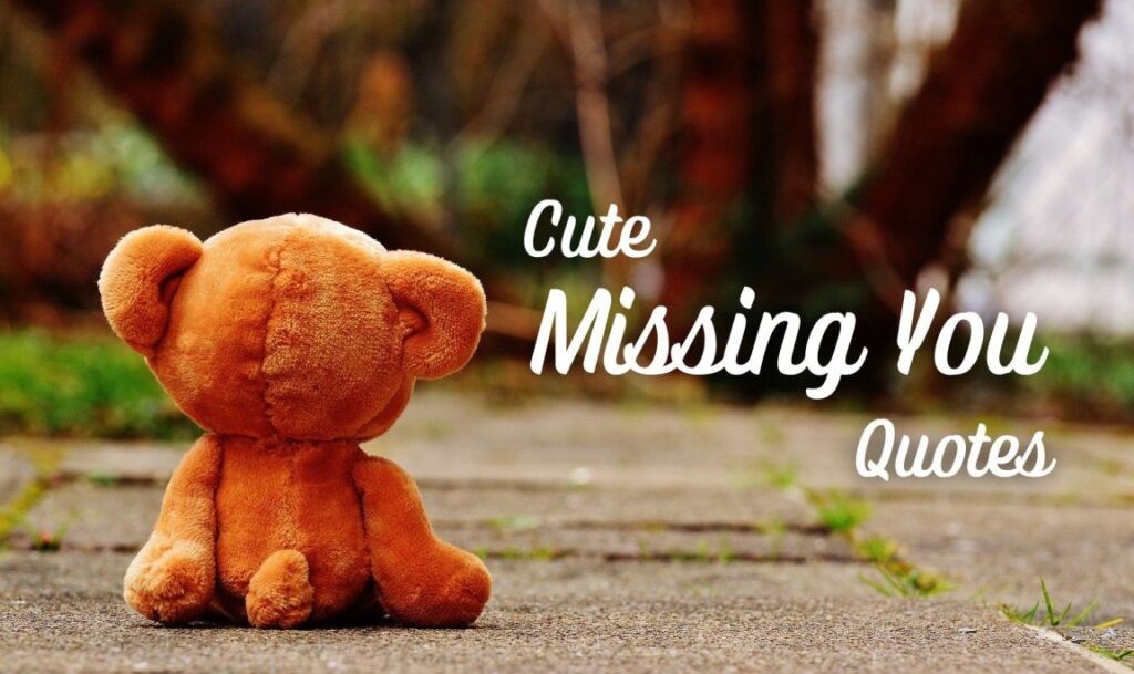 cute missing you quotes