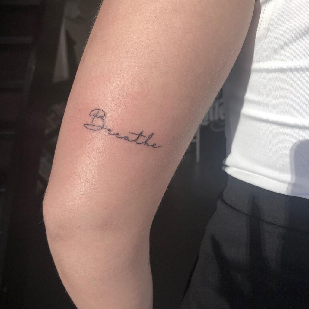 breath tattoo