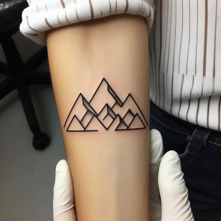 mountain tattoo idea