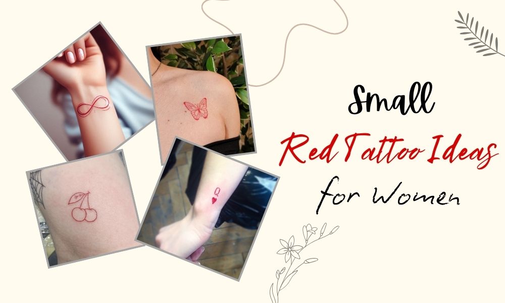 small red tattoo ideas for women