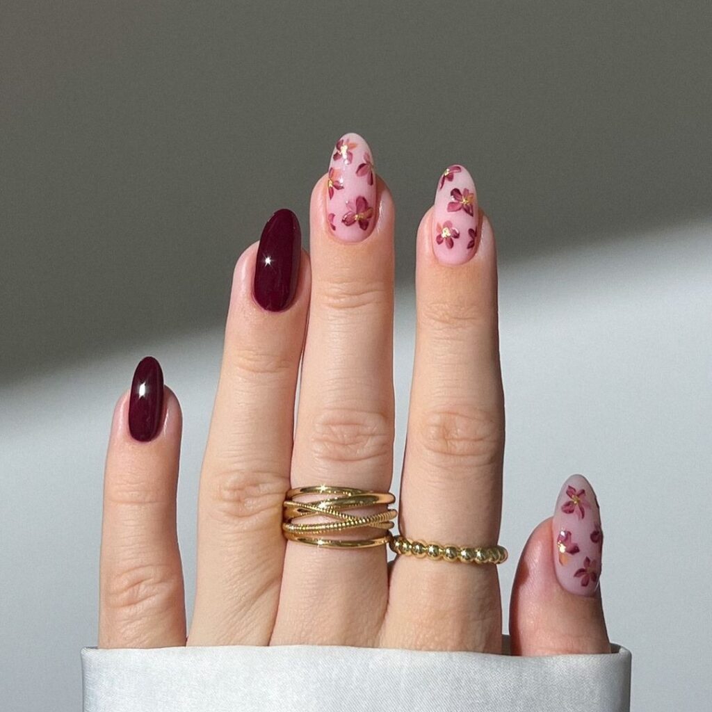 floral nail designs