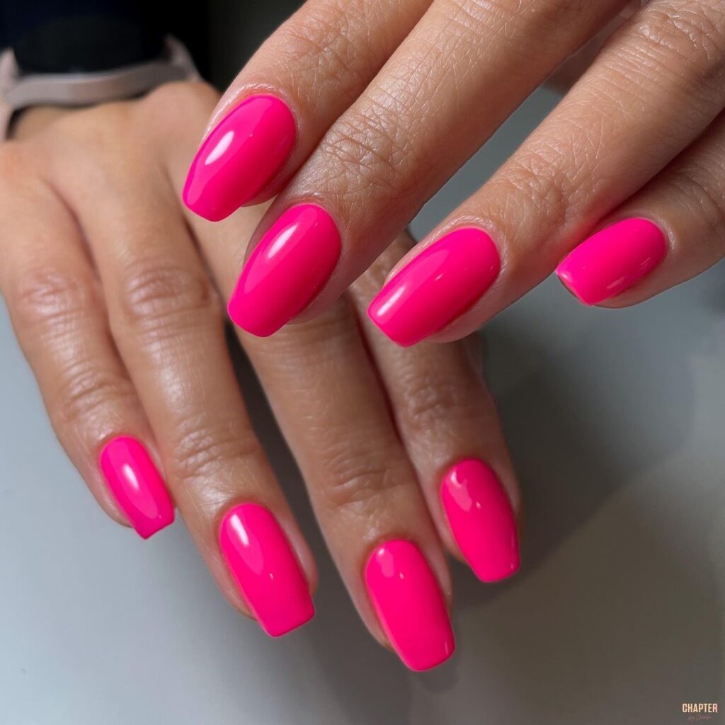 pink nails