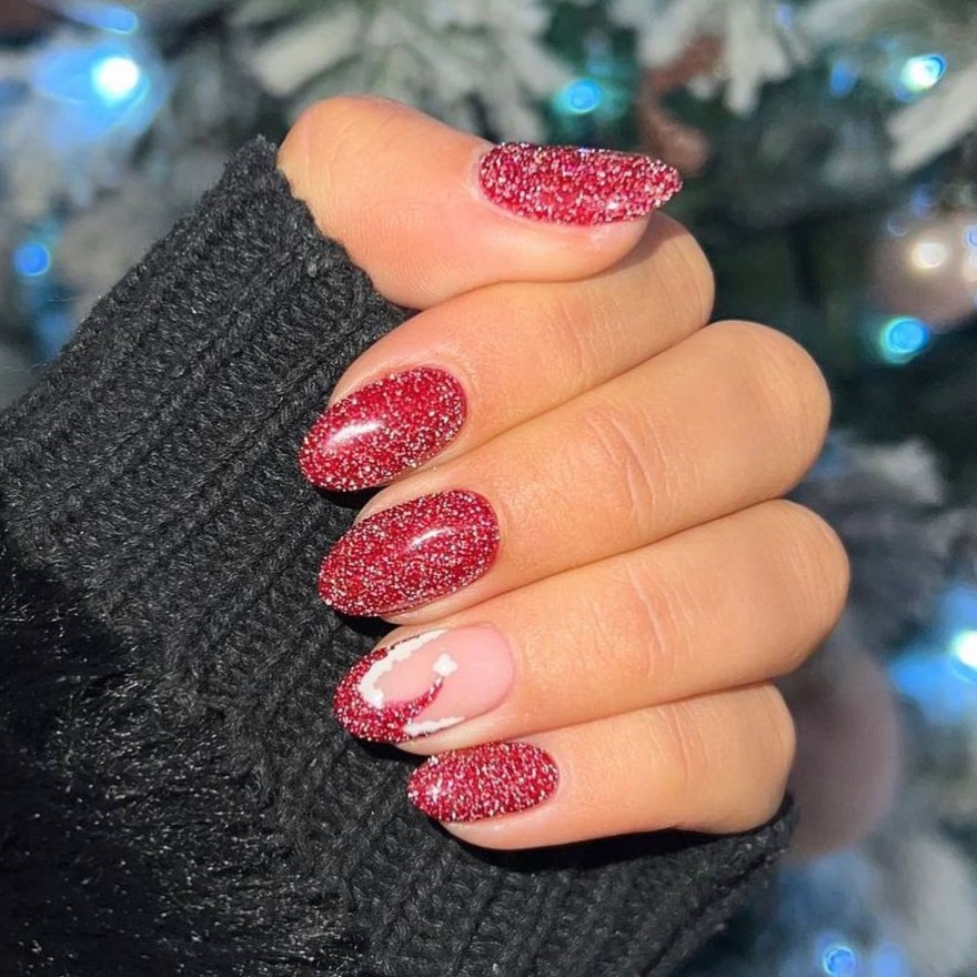 Christmas nail art