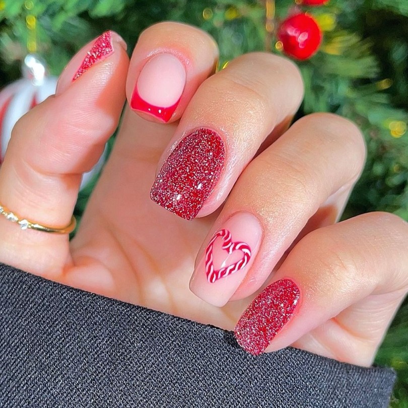 Christmas nail art