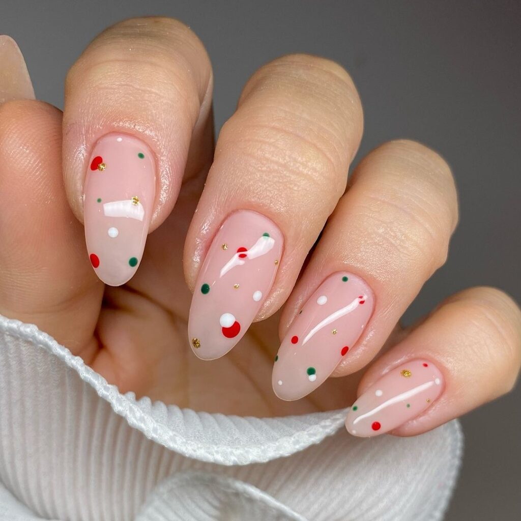 Christmas nail art