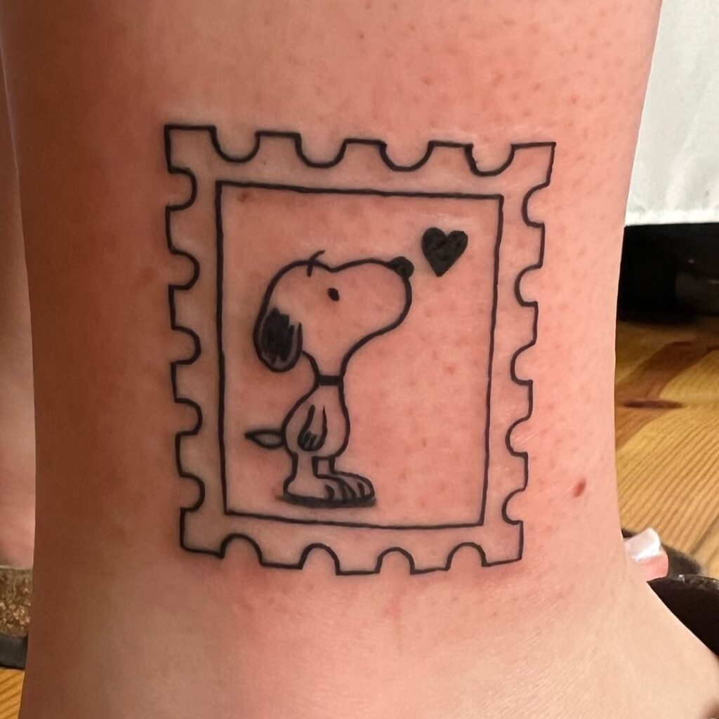 snoopy tattoo