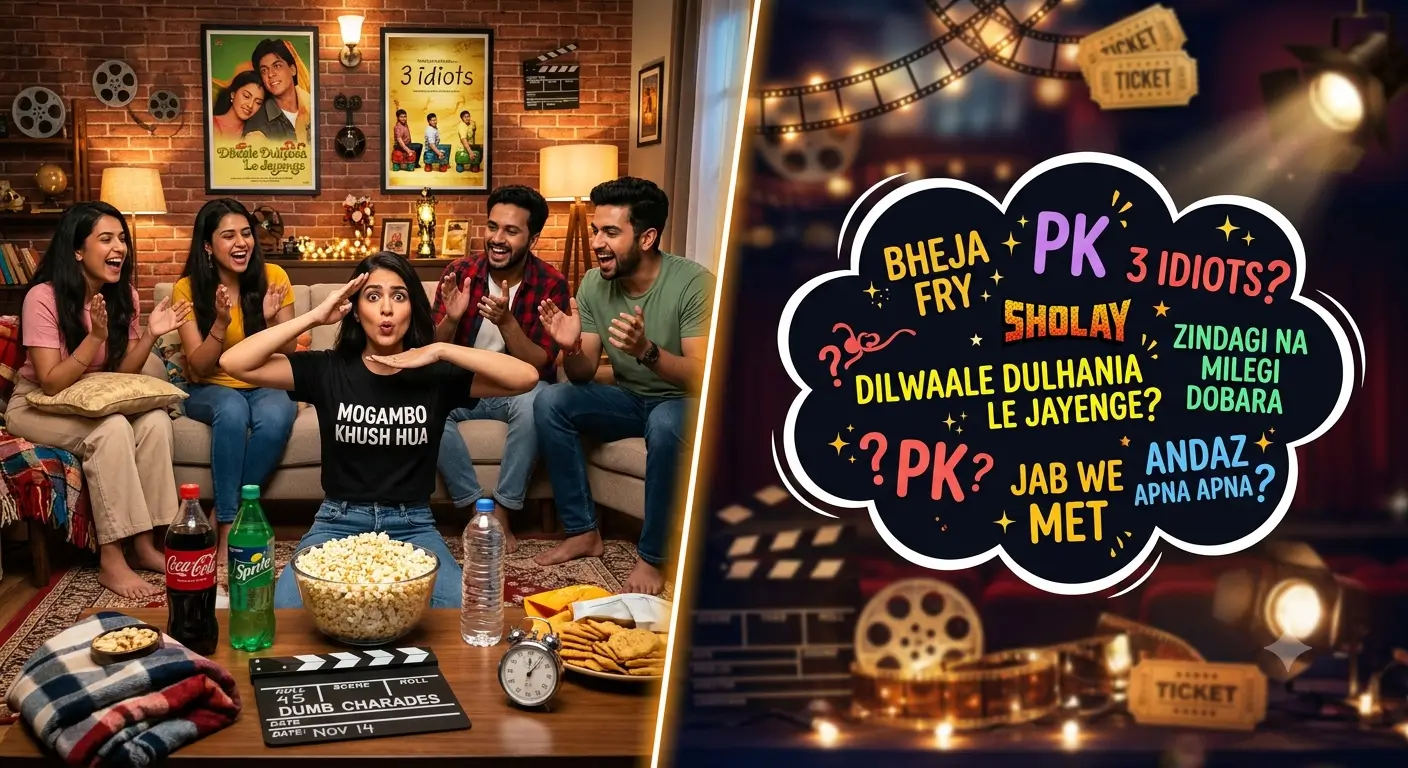Read more about the article Hindi Movie Names for Dumb Charades: 150+ Hard to Easy Movie Names for Endless Fun